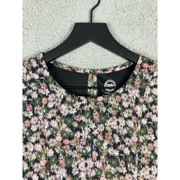 Wonder Nation Girls Floral Mini Dress Bell Sleeves Size L Multicolor NEW - Picture 10 of 12